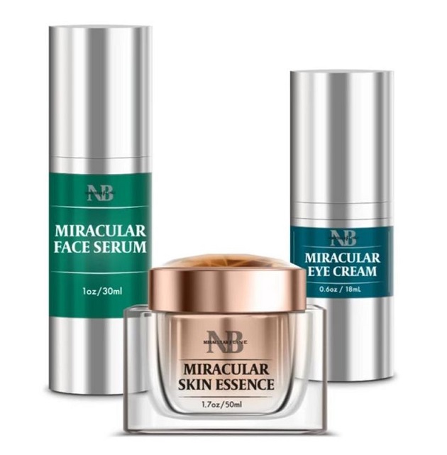 Miracular Face Serum Miracular Eye Cream and Miracular Skin Essence