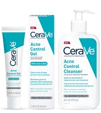 CeraVe Acne Control Cleanser and CeraVe Acne Control Gel