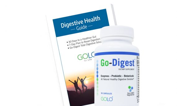 go-digest booklet and bottle
