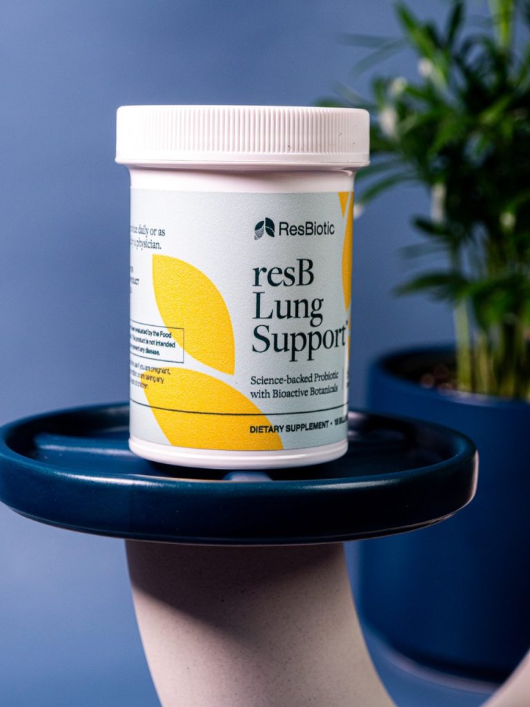 resB™ Lung Support is formulated with Curcuma longa, Ocimum sanctum, and Adhatoda vasica .