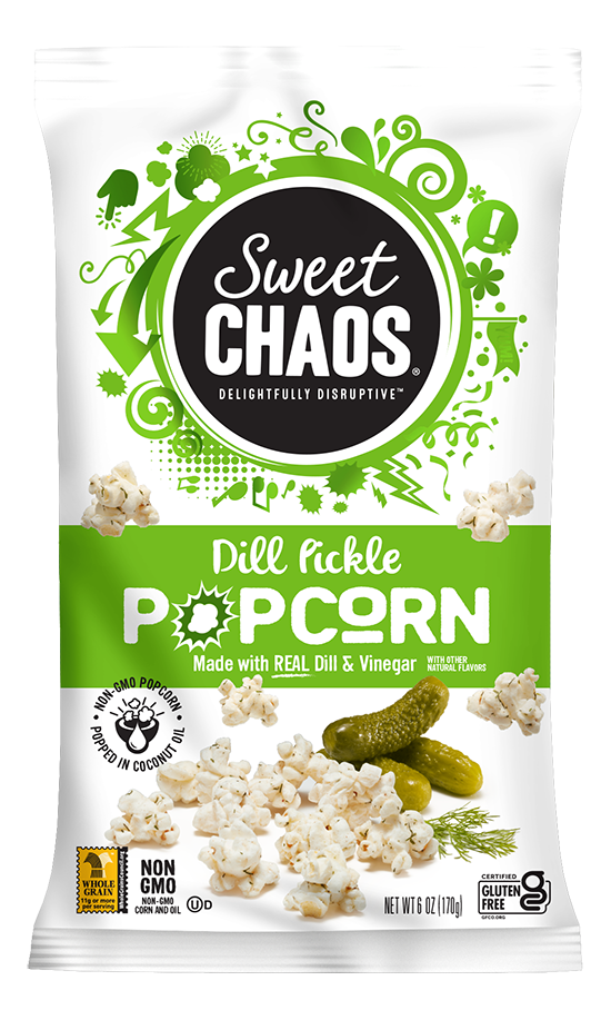 Sweet Chaos Dill Pickle Popcorn