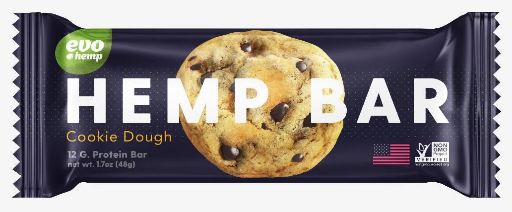 Evo Hemp Cookie Dough Protein Bar